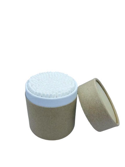 Round paper can for wooden stick cotton swabs