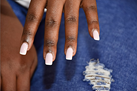 cotton swab nail art