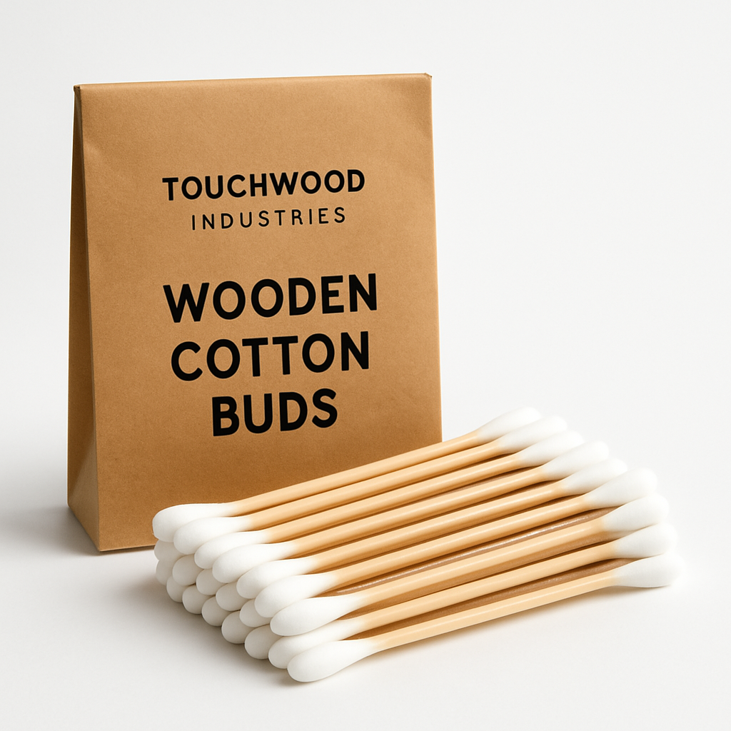Touchwood Industries wooden cotton buds