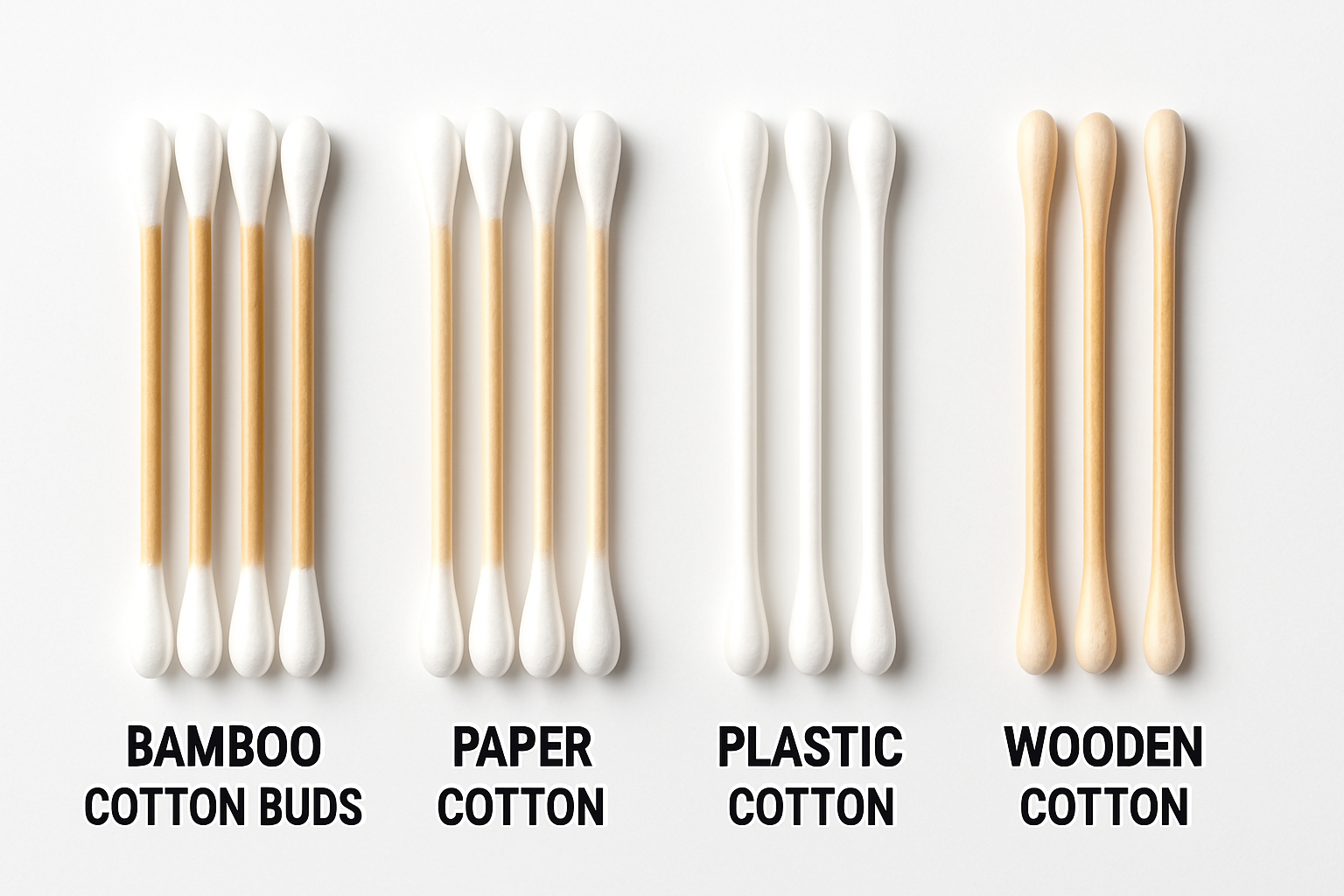 Cotton buds comparison