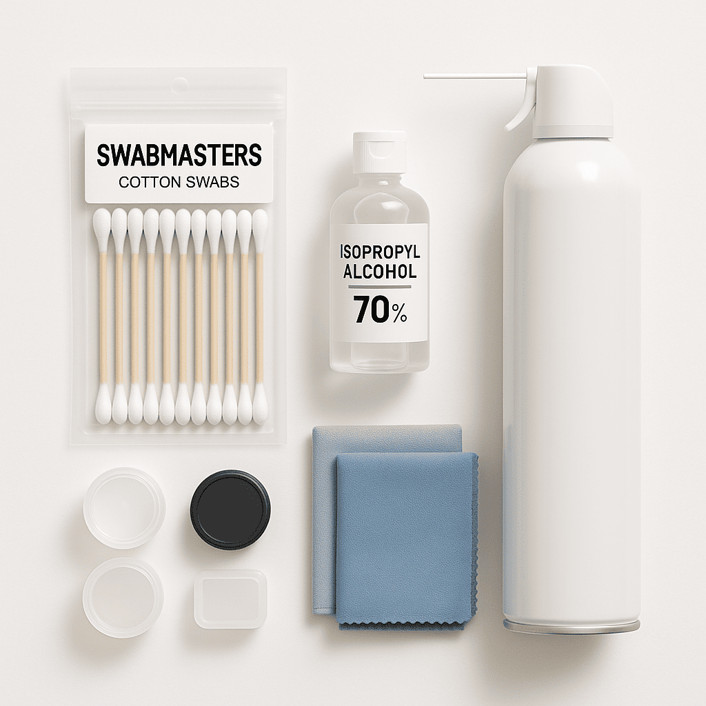 Professional SWABMASTERS cotton swabs - the perfect tools for precision electronics cleaning