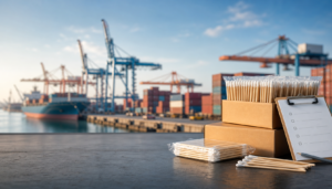 Cotton swab sourcing and import logistics at a container port serving Vietnam